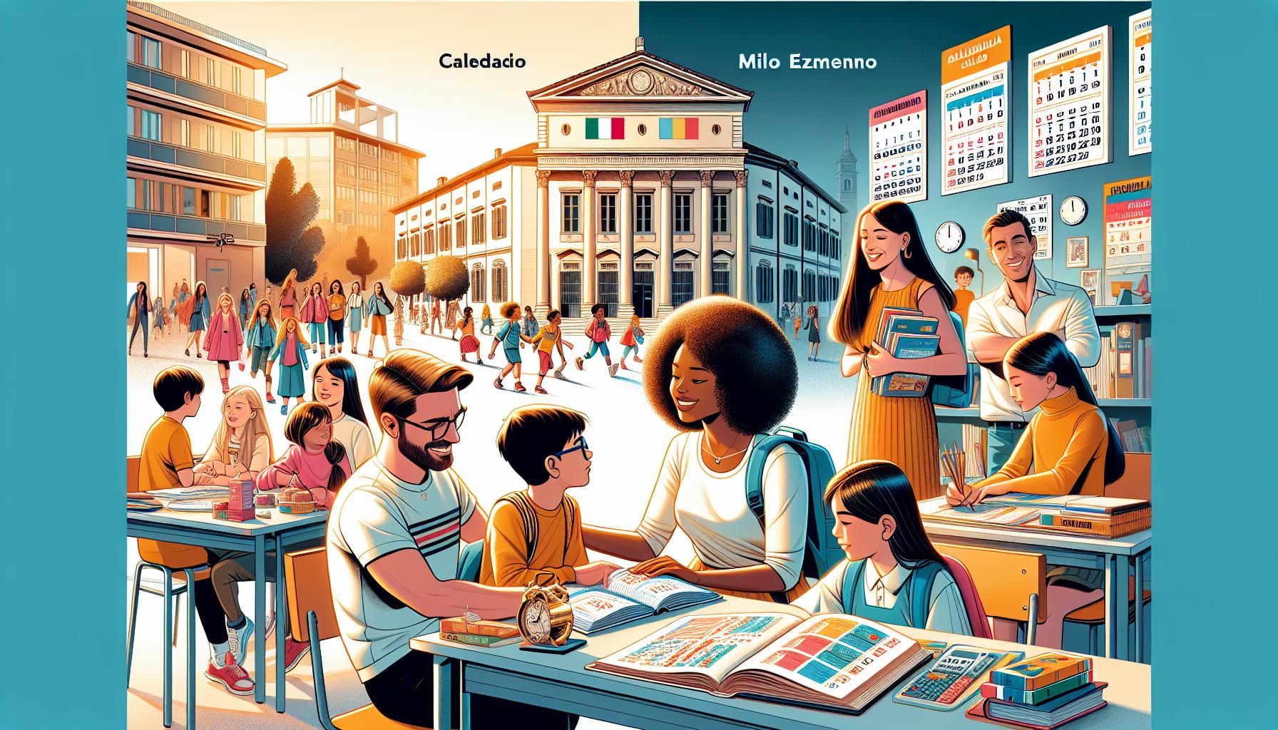 Calendario scolastico 2023-2024 per Milano