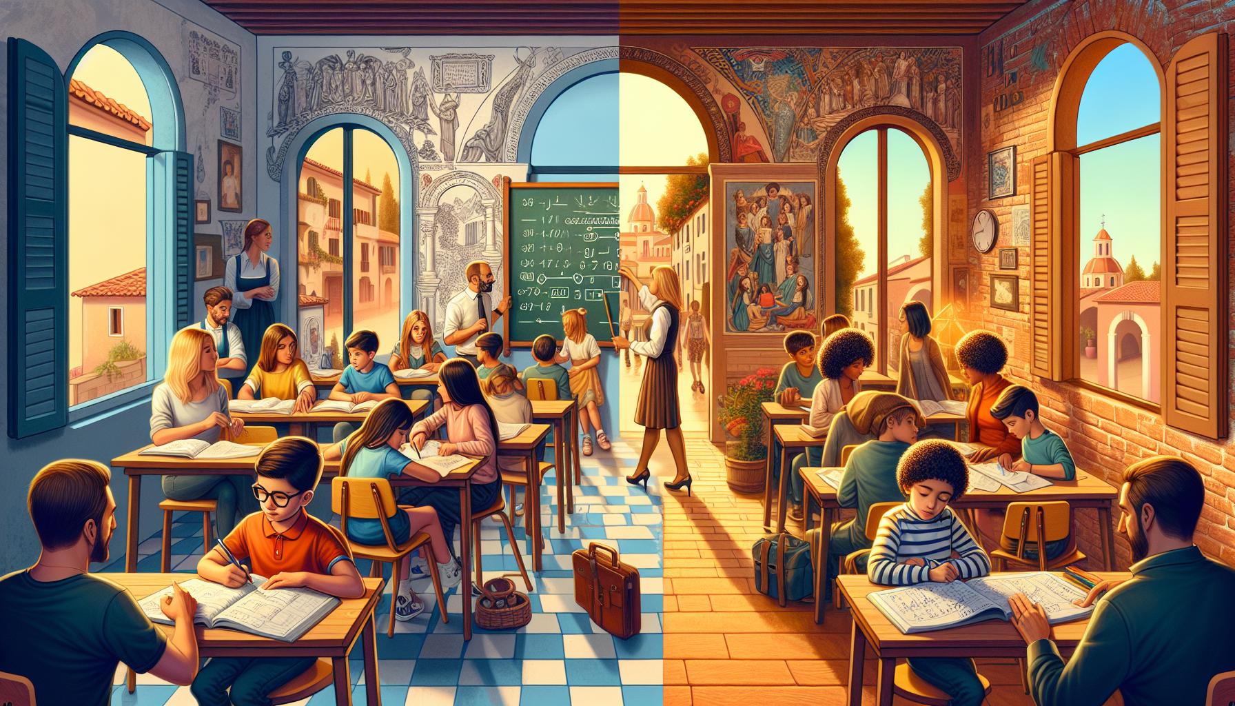 Differences in school start dates in Northern vs. Southern Italy