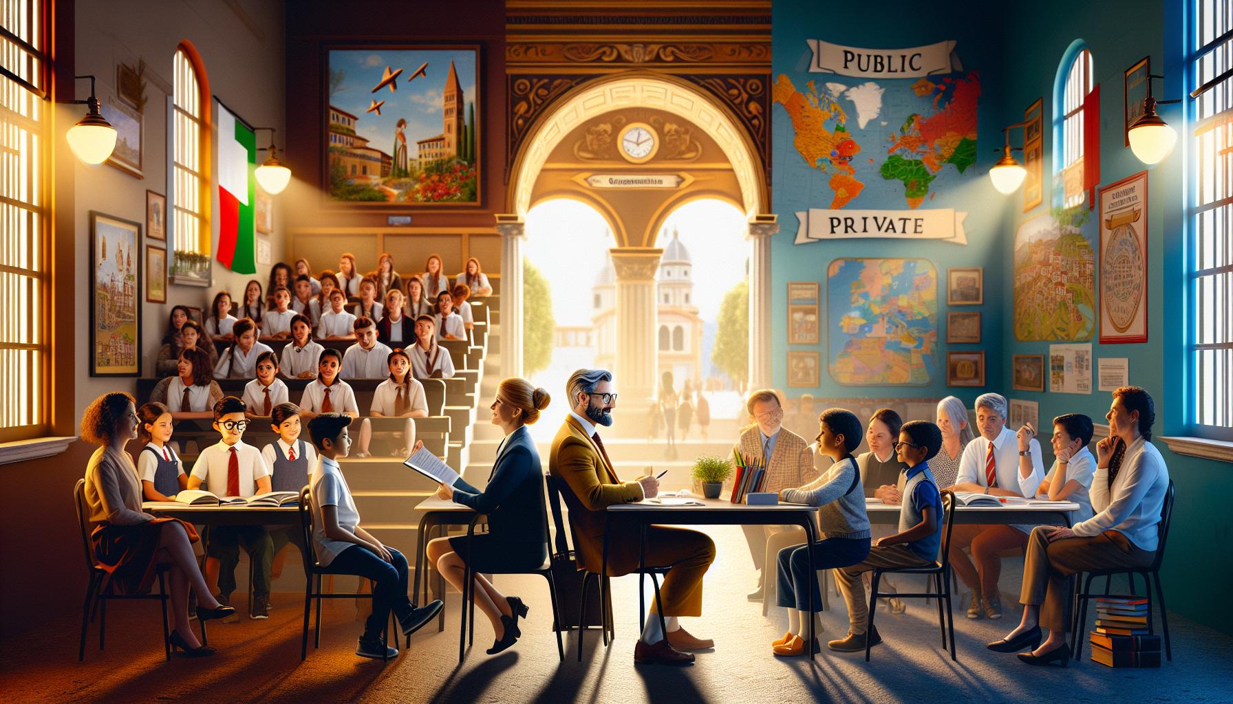 Differenze tra scuole pubbliche e private