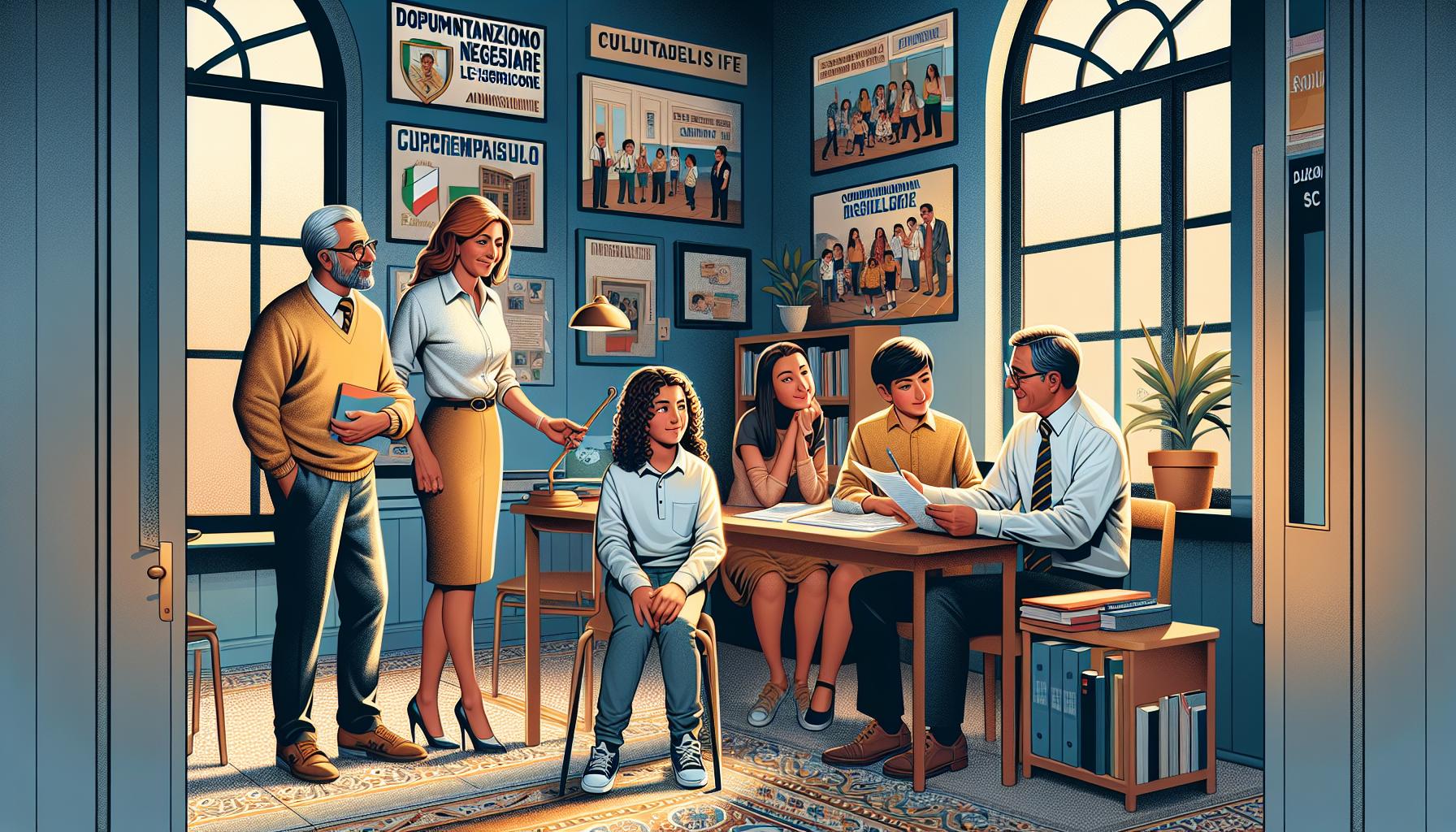 Documentazione necessaria per l'iscrizione