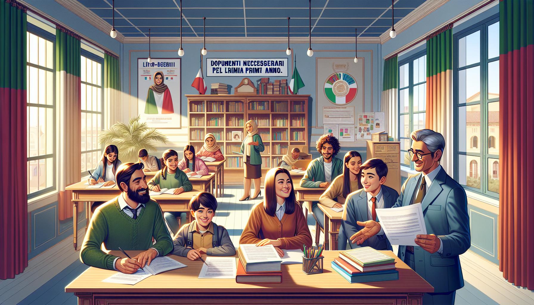 Documenti necessari per l'iscrizione al primo anno