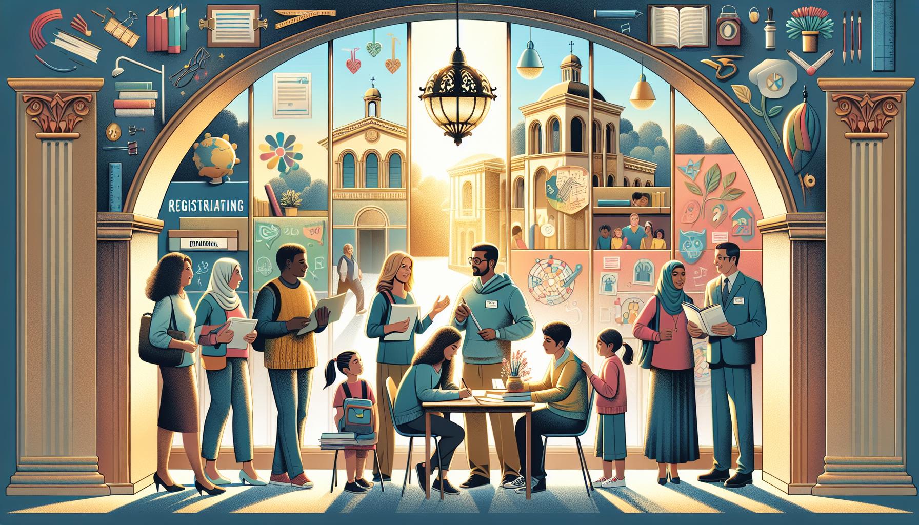 Fasi della registrazione per le scuole a Milano