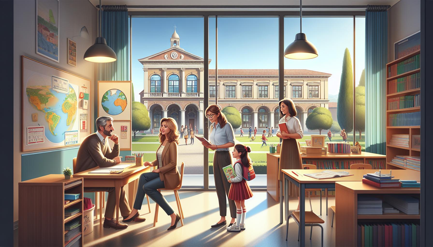 La scelta della scuola per la figlia di una figura pubblica