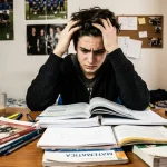 Studente adolescente che riflette se si può lasciare la scuola a 14 anni e le opzioni disponibili