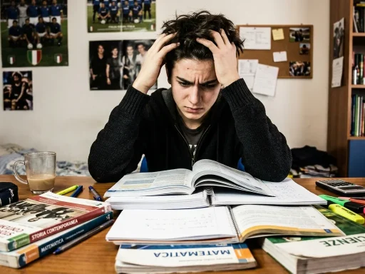 Studente adolescente che riflette se si può lasciare la scuola a 14 anni e le opzioni disponibili